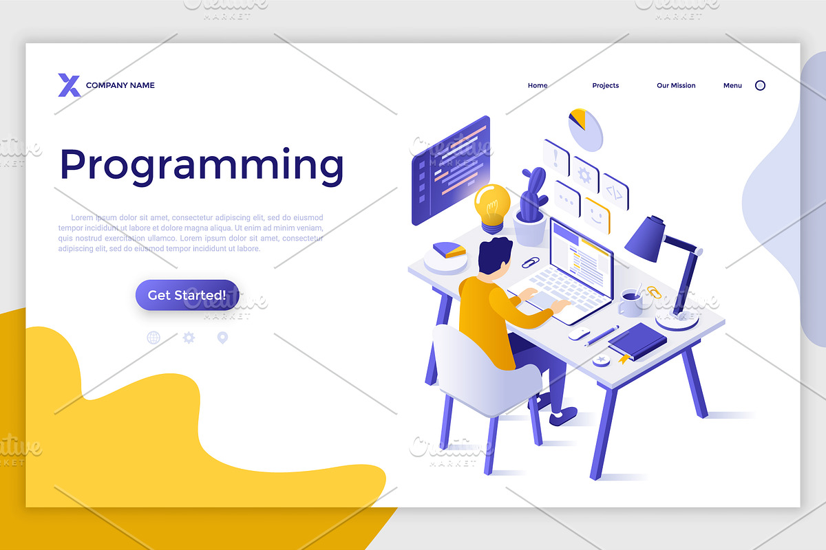 Isometric Solutions Mini. Part 14, a Templates & Theme by Andrew Kras Design (Photo 14 of 15)