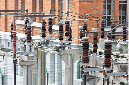 Voltage transformer on the roof of a, a Technology Photo by Barcelona_dreams