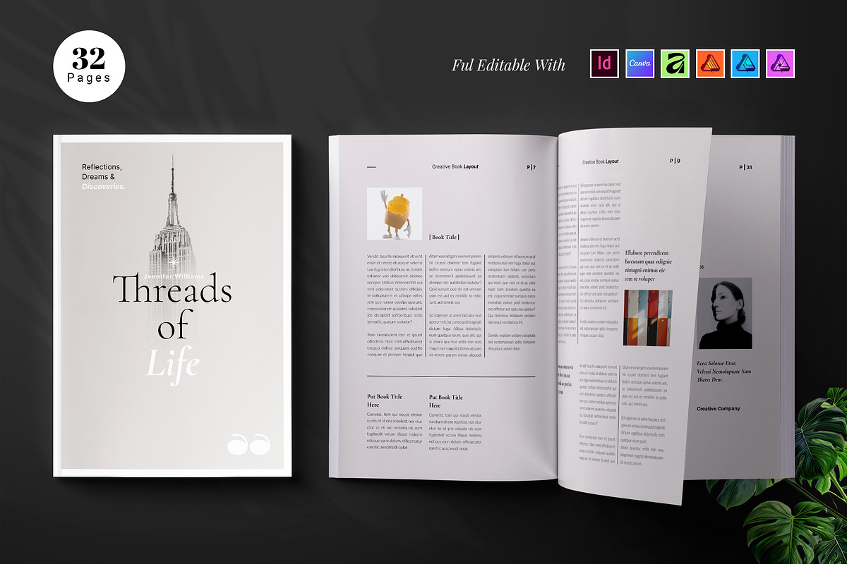 Book Layout Template, a Brochure Template by UnifyArts (Photo 1 of 17)