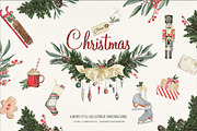 Classic Christmas Graphic Set, an Illustration by Ink + Eye (Thumbnail 1 of 6)