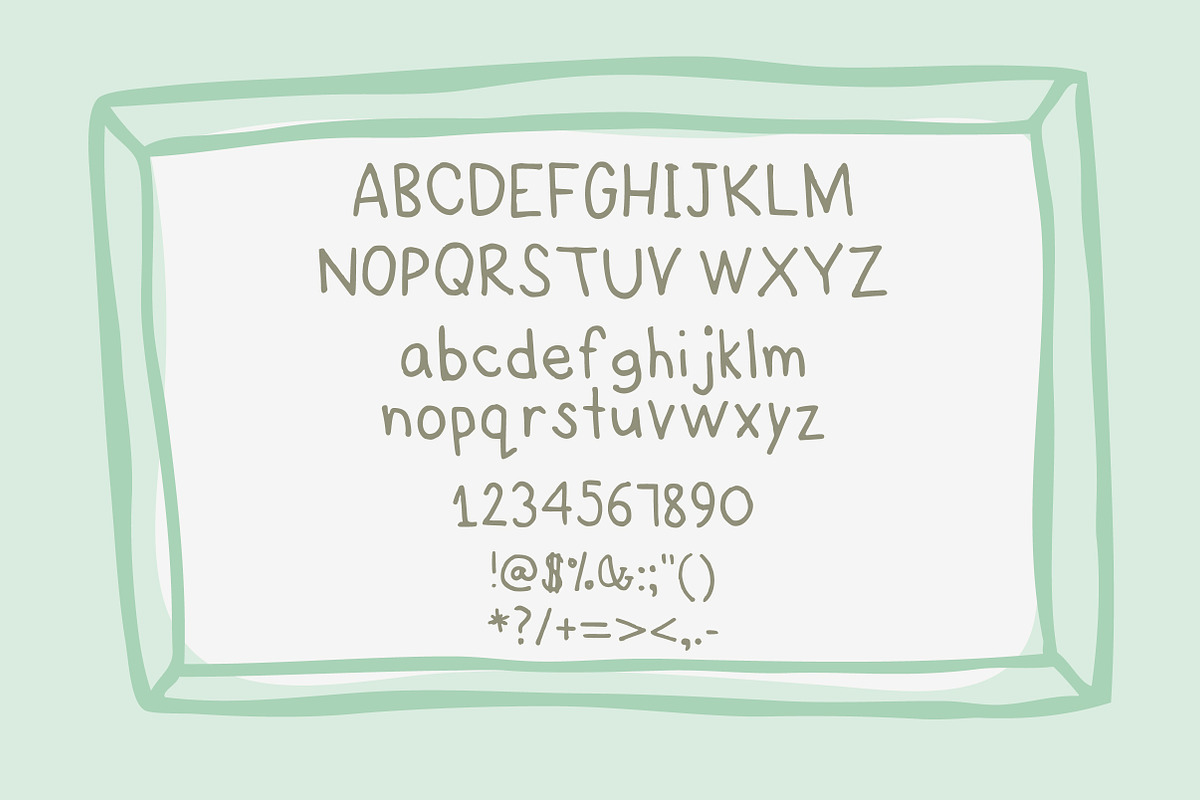 Story- a HandDrawn Font just for you preview 2