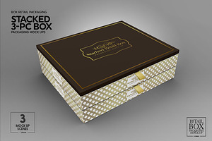 Stacked 3pc Box Mock Up