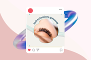 Lash Tech Instagram Template, a Social Media Template by Adored Templates (Thumbnail 5 of 10)