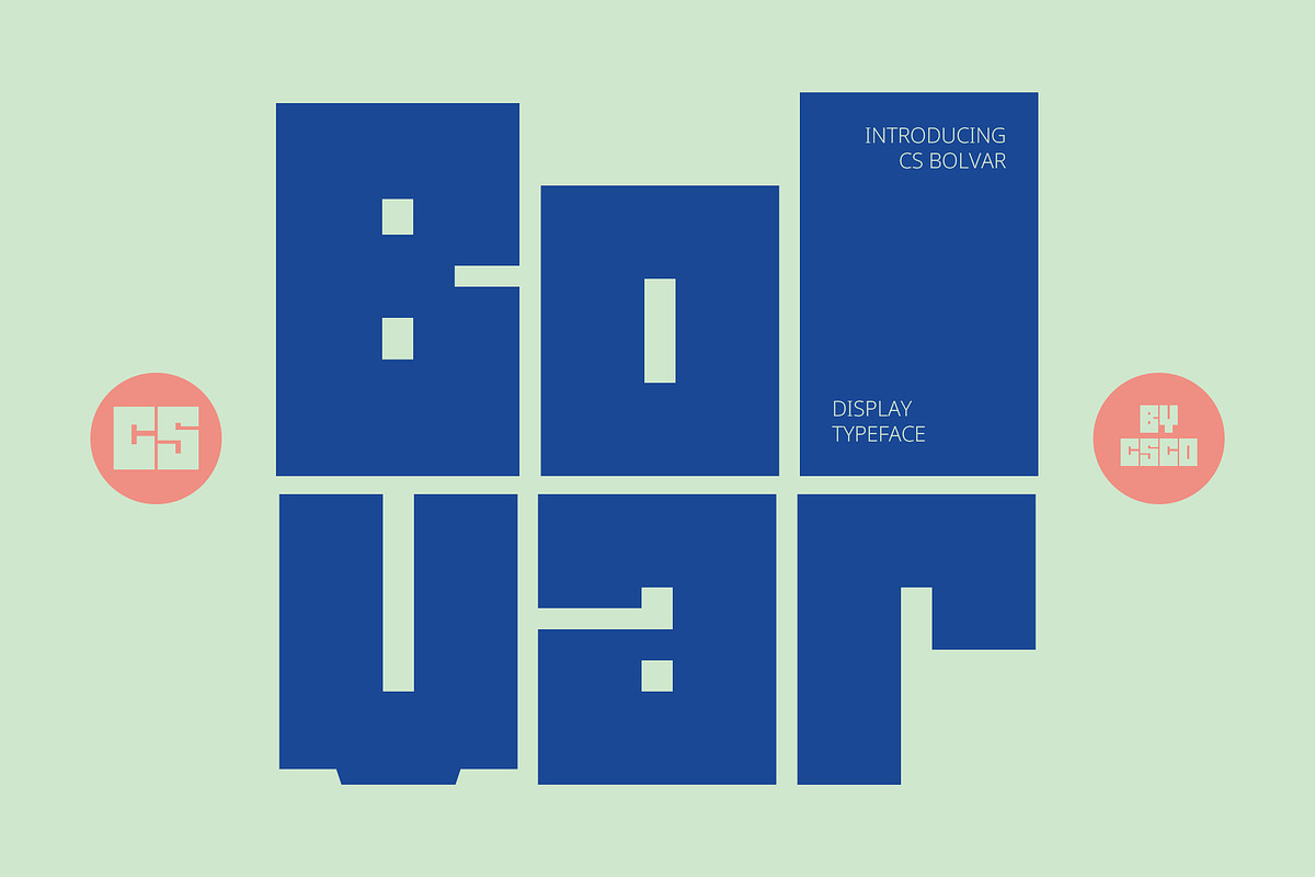 CS Bolvar – Bold Font, a Sans Serif Font by Craft Supply Co. (Photo 1 of 8)