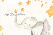 Baby Elephants, an Animal Illustration by Flora+Bear (Thumbnail 5 of 6)