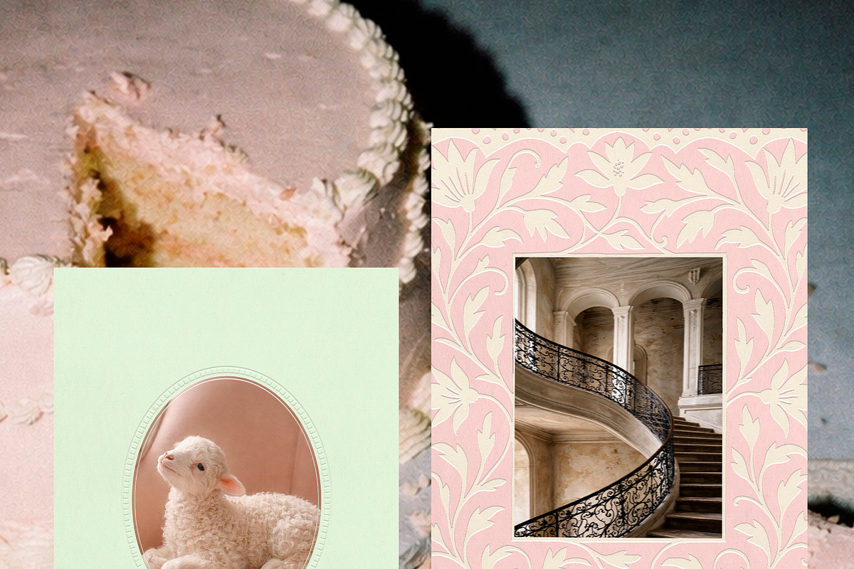 Regency Embossed Frames & Paper, a Texture Graphic by Lidberia (Photo 10 of 12)