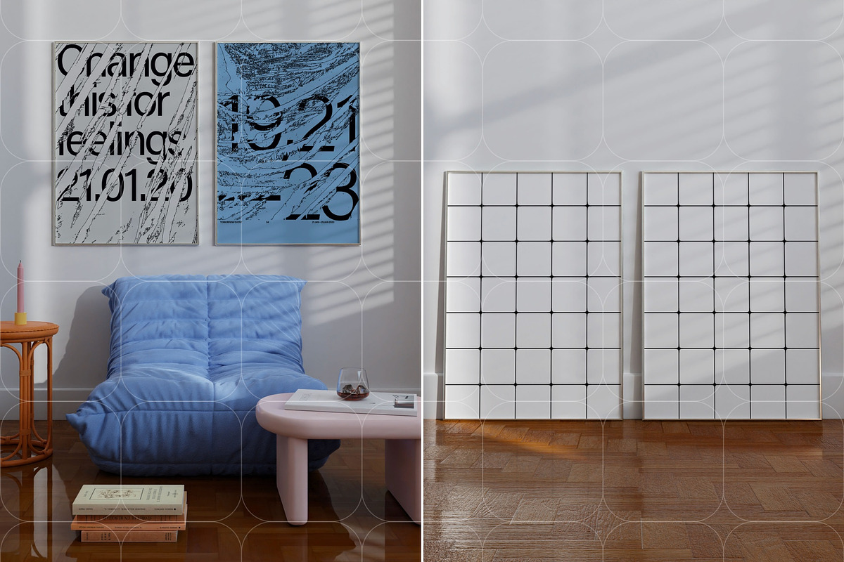 Artwork Frame Mockup Bundle STELLA, a Household Mockup by Bonumo (Photo 11 of 15)