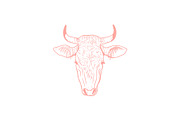 Vector Bovine Graphics, an Animal Illustration by Dorey Kronick Art&Design (Thumbnail 4 of 19)