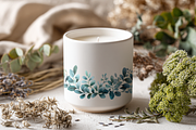 Secret Greens Watercolor Collection, a Decorative Illustration by Loony Dream Designs (Thumbnail 3 of 7)