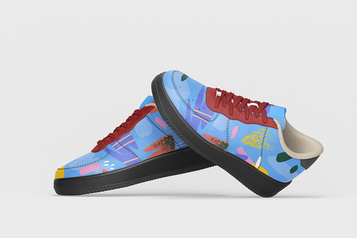 Sneakers Air Force Mockup, an Advertising Mockup by GraphicVil (Photo 7 of 9)