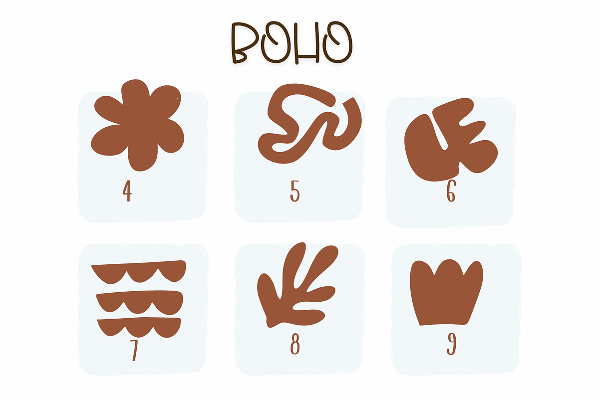 Boho | Symbols Fonts preview 4
