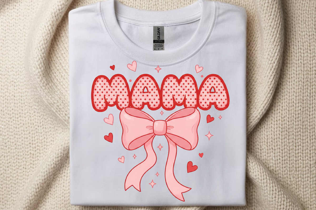 Coquette Valentine Mama Png, an Illustration by SinaCreation (Photo 2 of 11)