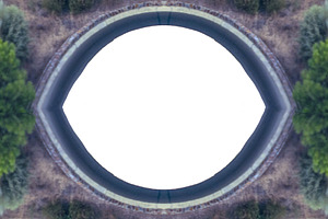 White Frame with Decorated Borders, a Background Photo by DanFLCreativo