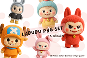 Labubu Bunny PNG Image Set, an Animal Photo by Threestudio (Thumbnail 1 of 6)