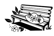 Vintage Park Bench Vector Bundle, an Illustration by jahid234 (Thumbnail 8 of 49)