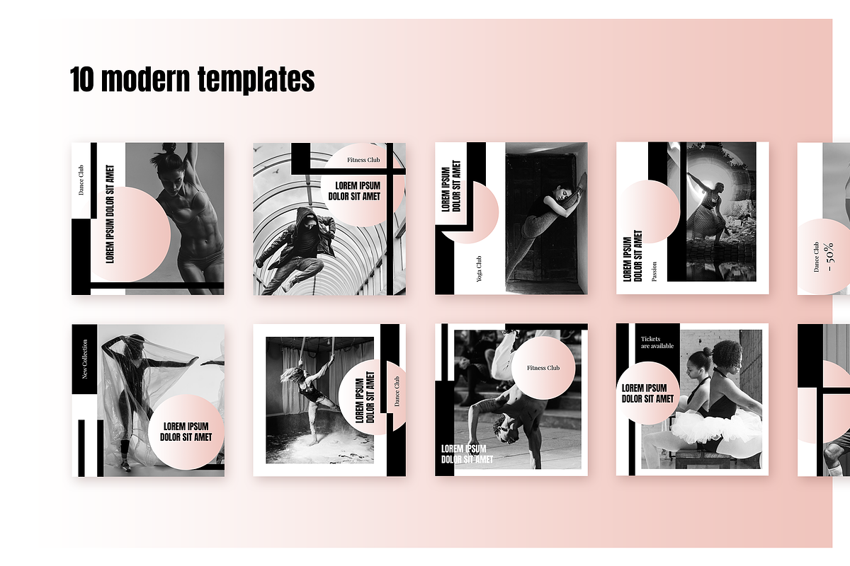 Modern Social Media Kit (Vol. 31), a Social Media Template by uispot (Photo 2 of 3)
