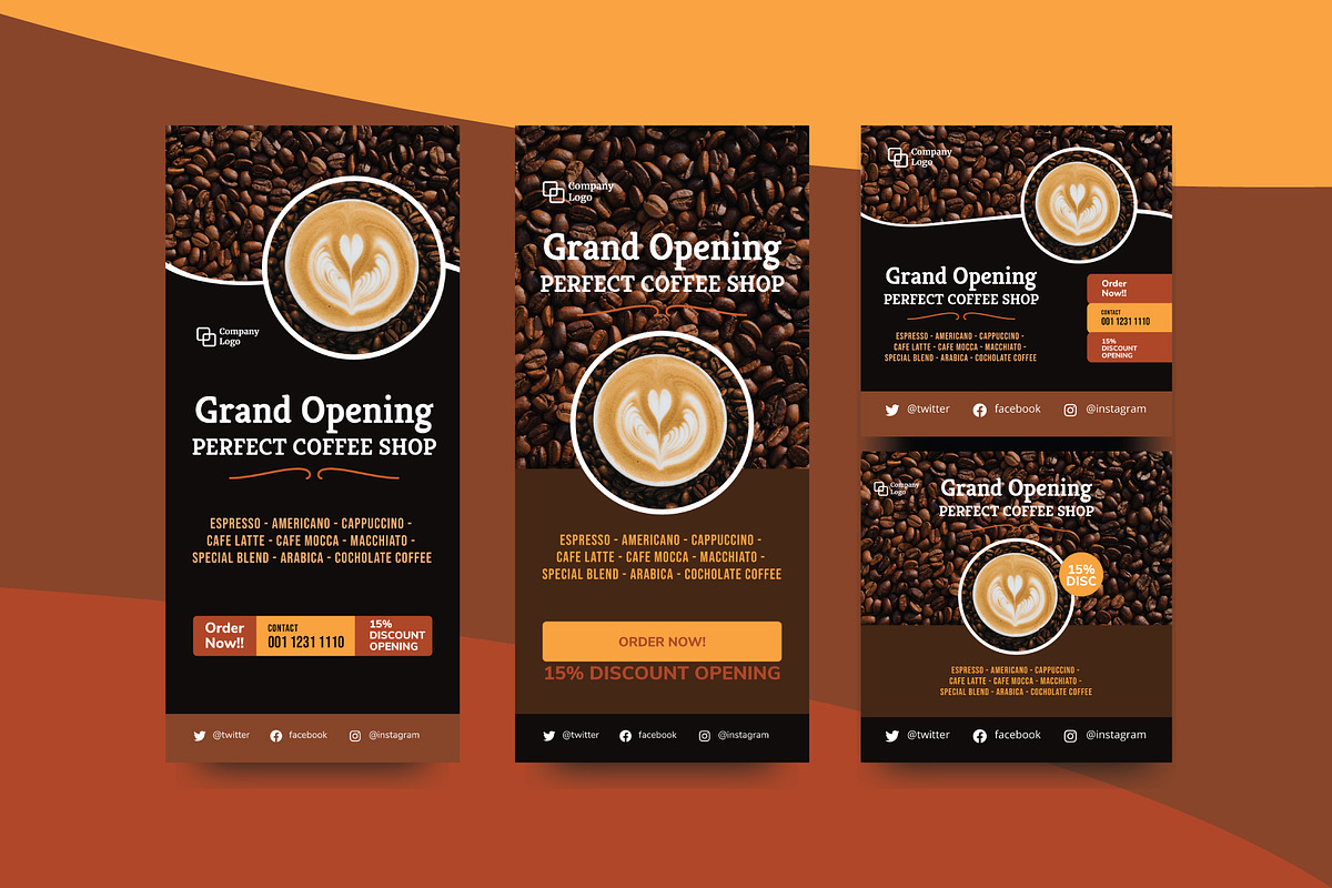 Coffee Shop Opening Story and Feed, a Social Media Template by rivatxfz (Photo 4 of 4)