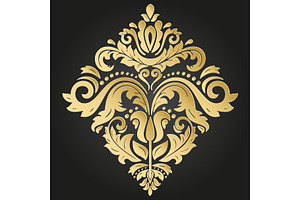 Oriental Vector Pattern With 3D, a Pattern Graphic by FineArtStudio