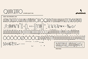 Quincento, a Sans Serif Font by Sharkshock (Thumbnail 2 of 6)