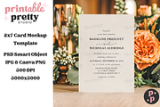 Golden Hour Wedding Card Mockup PSD, a Product Mockup by Printable Pretty Studio (Thumbnail 7 of 10)