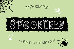 Spookerly Halloween Font