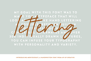 Meritocracy Handwritten Font