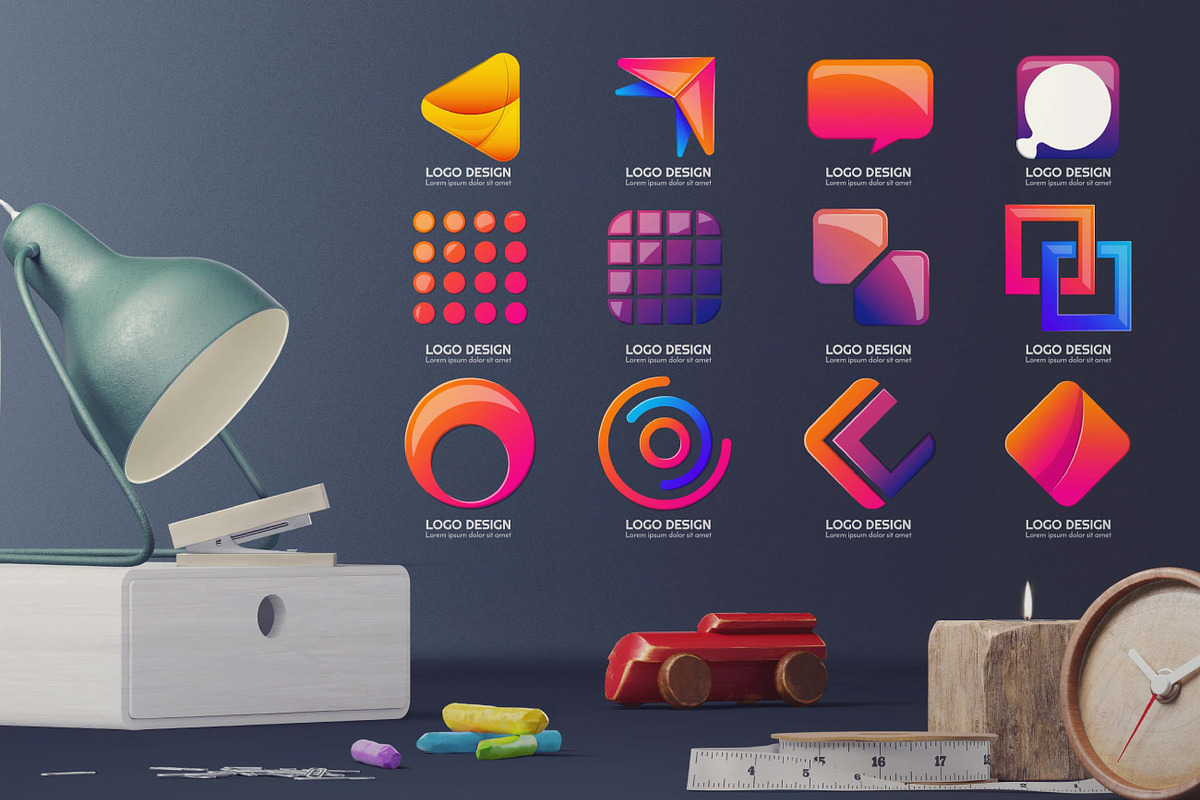 984 Modern Logo Shape, a Branding & Logo Template by Toonsteb (Photo 18 of 18)