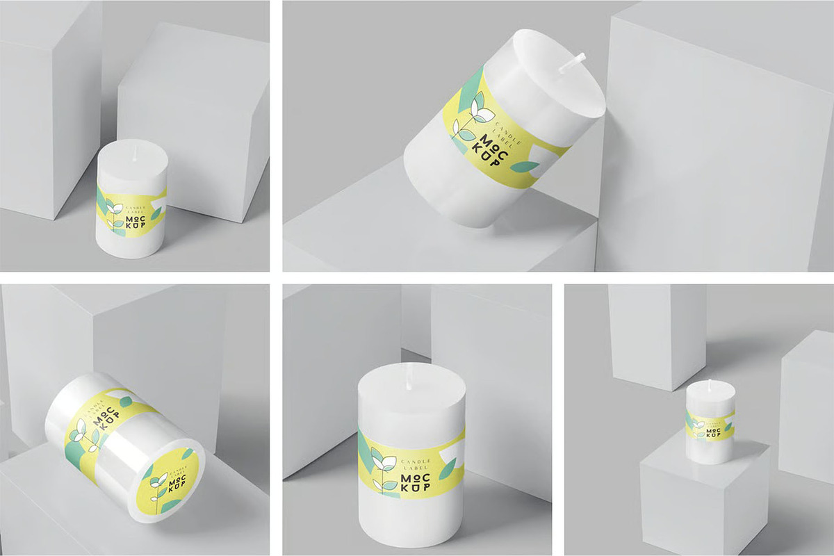 Candle Mockup, a Product Mockup by megostudi0 (Photo 1 of 7)