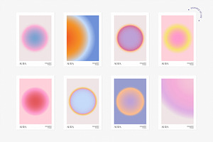 Round Aura Gradient Set Vol.1