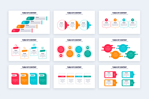 Table Of Content Google Slides