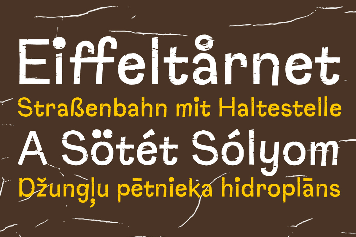 Capybara Rough + Cyrillic, a Sans Serif Font by Rodrigo Typo (Photo 4 of 4)