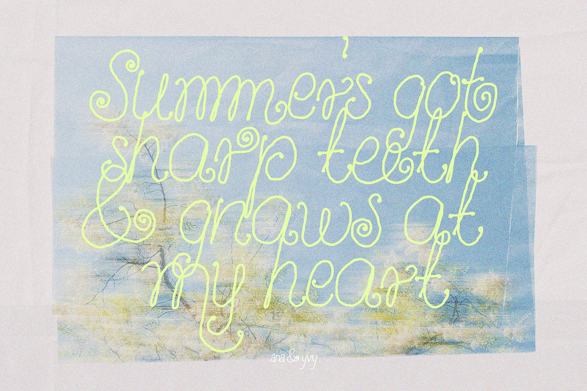 Vanilla Snail Curly Font Collection, a Handwritten Font by ana & yvy (Photo 4 of 12)