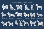 Companion and Toy Dogs Silhouettes, an Animal Illustration by pet design shop (Thumbnail 7 of 15)