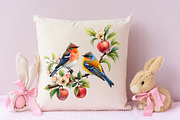 Spring Apple Harvest Clipart, an Illustration by RobertsArt (Thumbnail 3 of 7)
