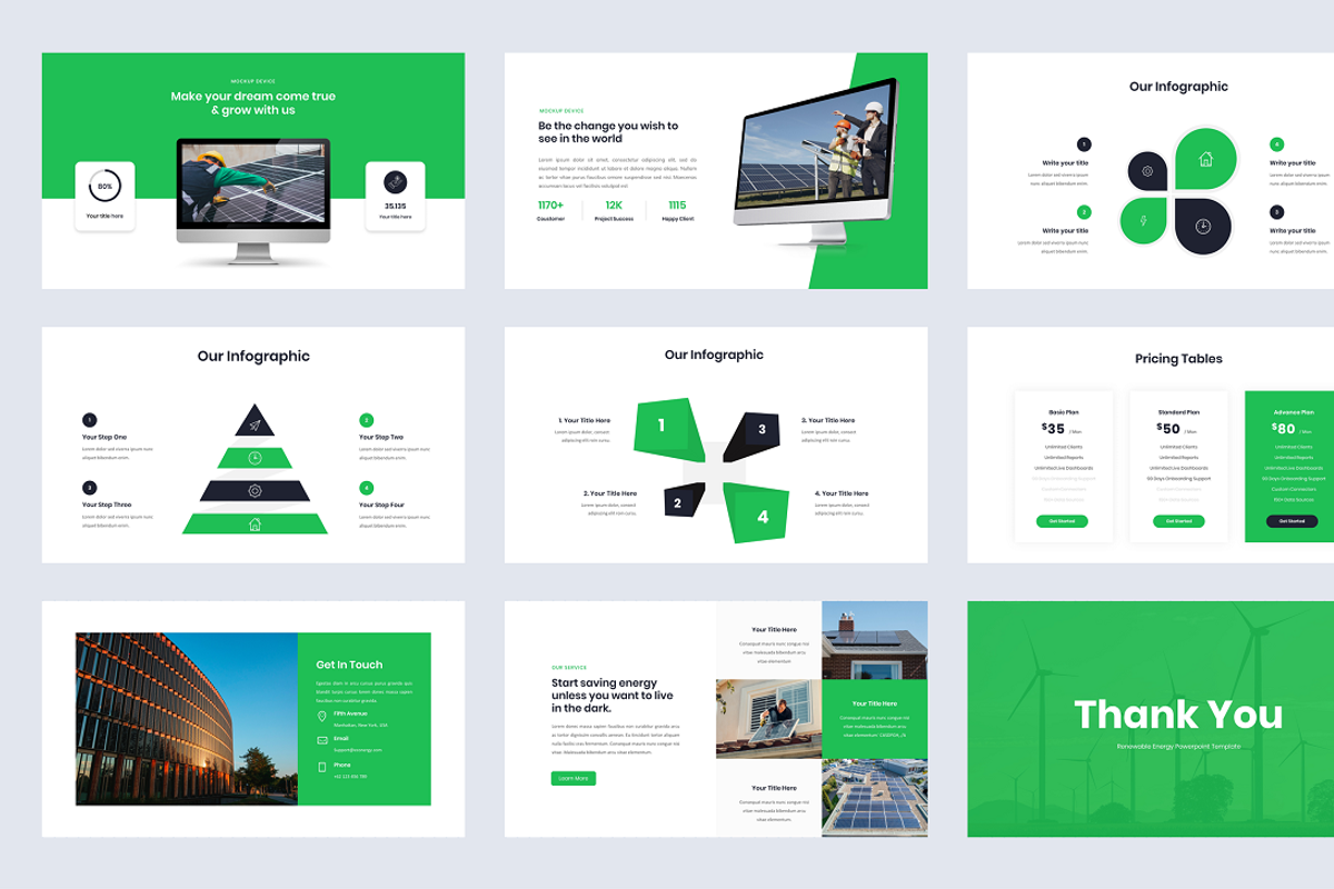 Econergy - Renewable Energy, a Presentation Template by Biwarastudio (Photo 5 of 5)