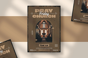 Church Flyer Template, a Flyer Template by Hubzway