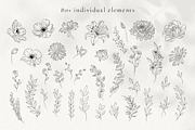 Minimalist Line Art Flowers, a Decorative Illustration by La Petite Line Art (Thumbnail 3 of 13)