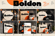 Boldon _ Bold Display Typeface, a Script Font by Wow Magic (Thumbnail 2 of 5)
