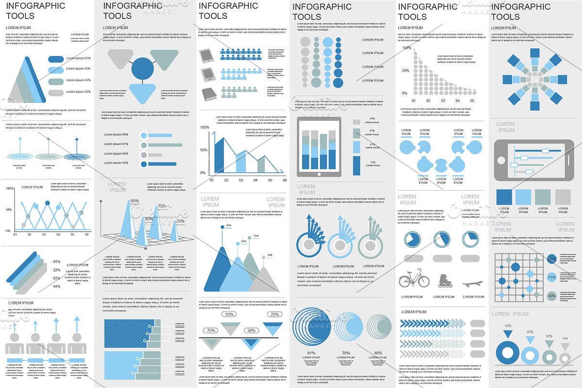 Infographic Elements Mega Bundle, a Presentation Template by alexdndz
