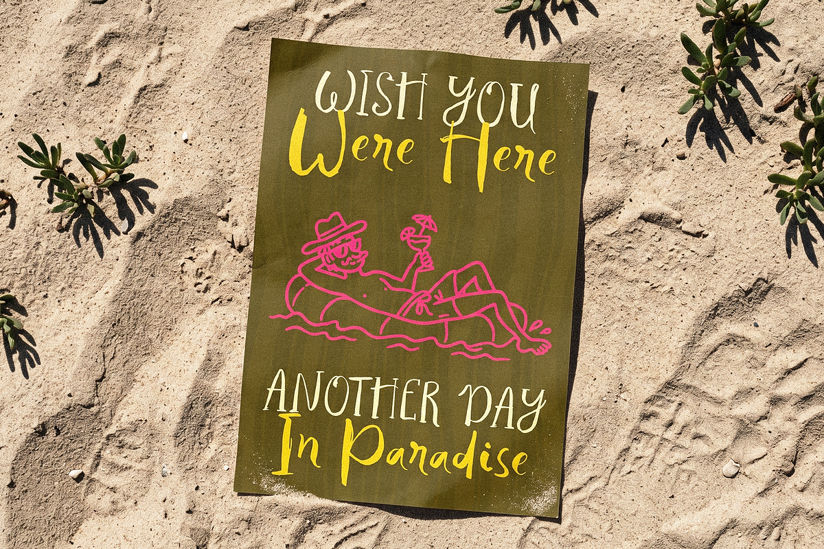 Blossom Olive Font Duo, a Handwritten Font by Haps Space (Photo 6 of 13)