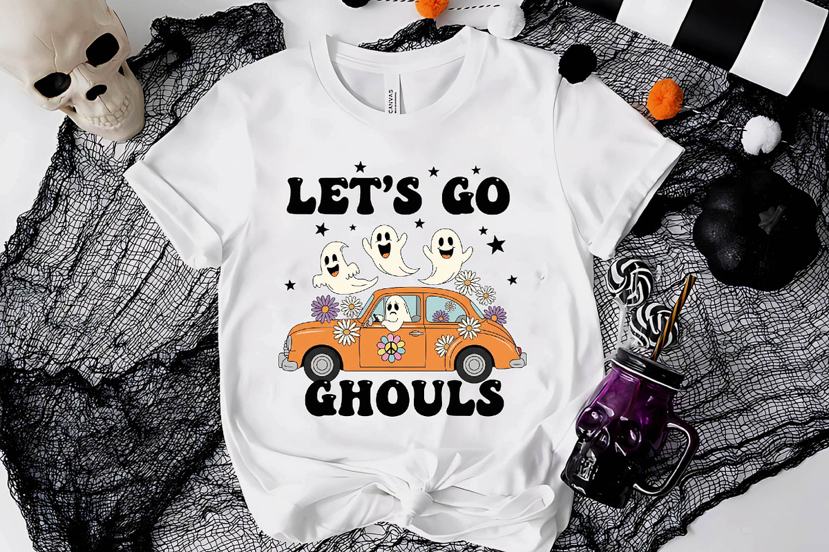 Groovy Halloween PNG Sublimation, a Work Illustration by Dream Creation (Photo 2 of 5)