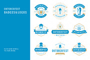 Oktoberfest vintage badges & labels, a Branding & Logo Template by Vasya Kobelev (Thumbnail 9 of 25)
