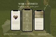 Canva Wedding Website Template, a Landing Page Template by OliaMuseDesign (Thumbnail 3 of 9)