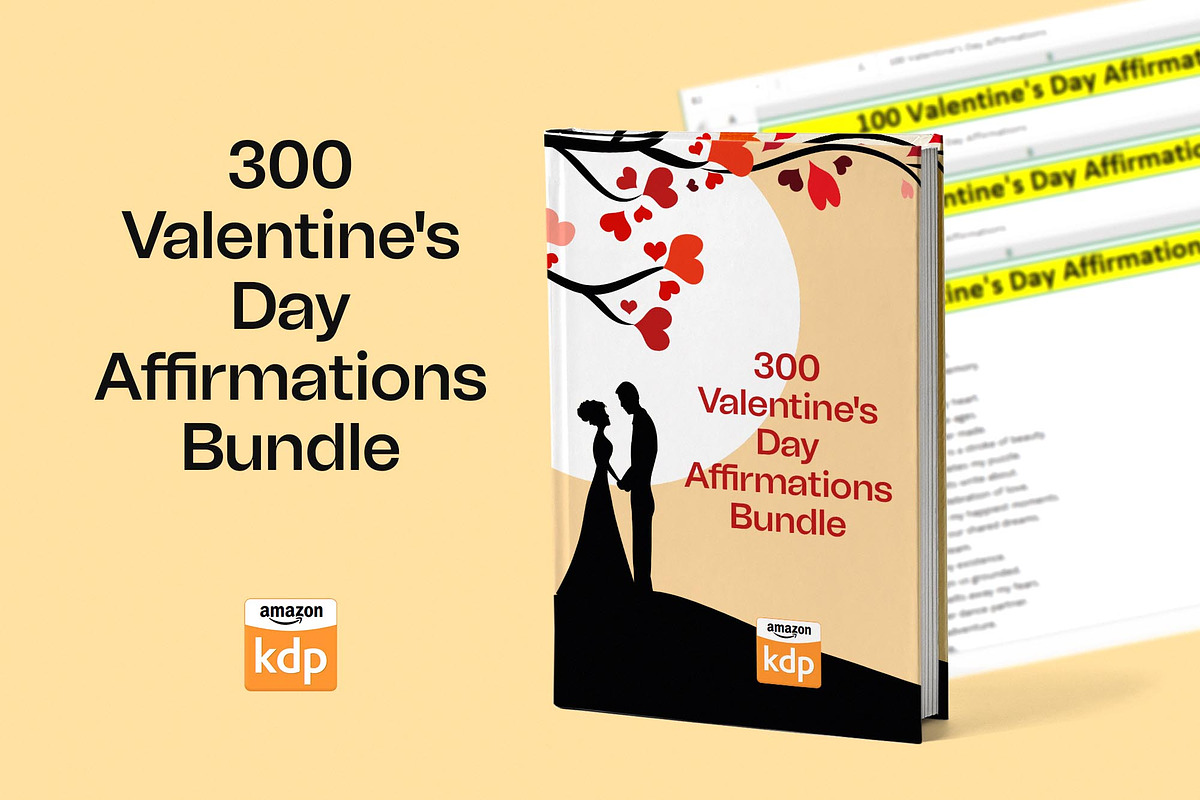 Valentine's Day Affirmations Bundle, a Print Template by Graphic Template (Photo 2 of 3)