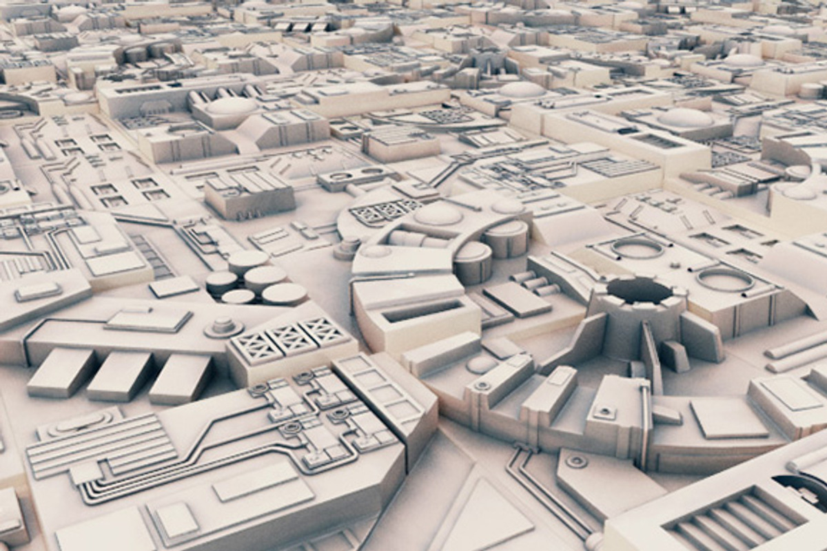 Sci-Fi Landscape Construction Kit, an Environmental 3D Model by RivermillStudios (Photo 1 of 5)