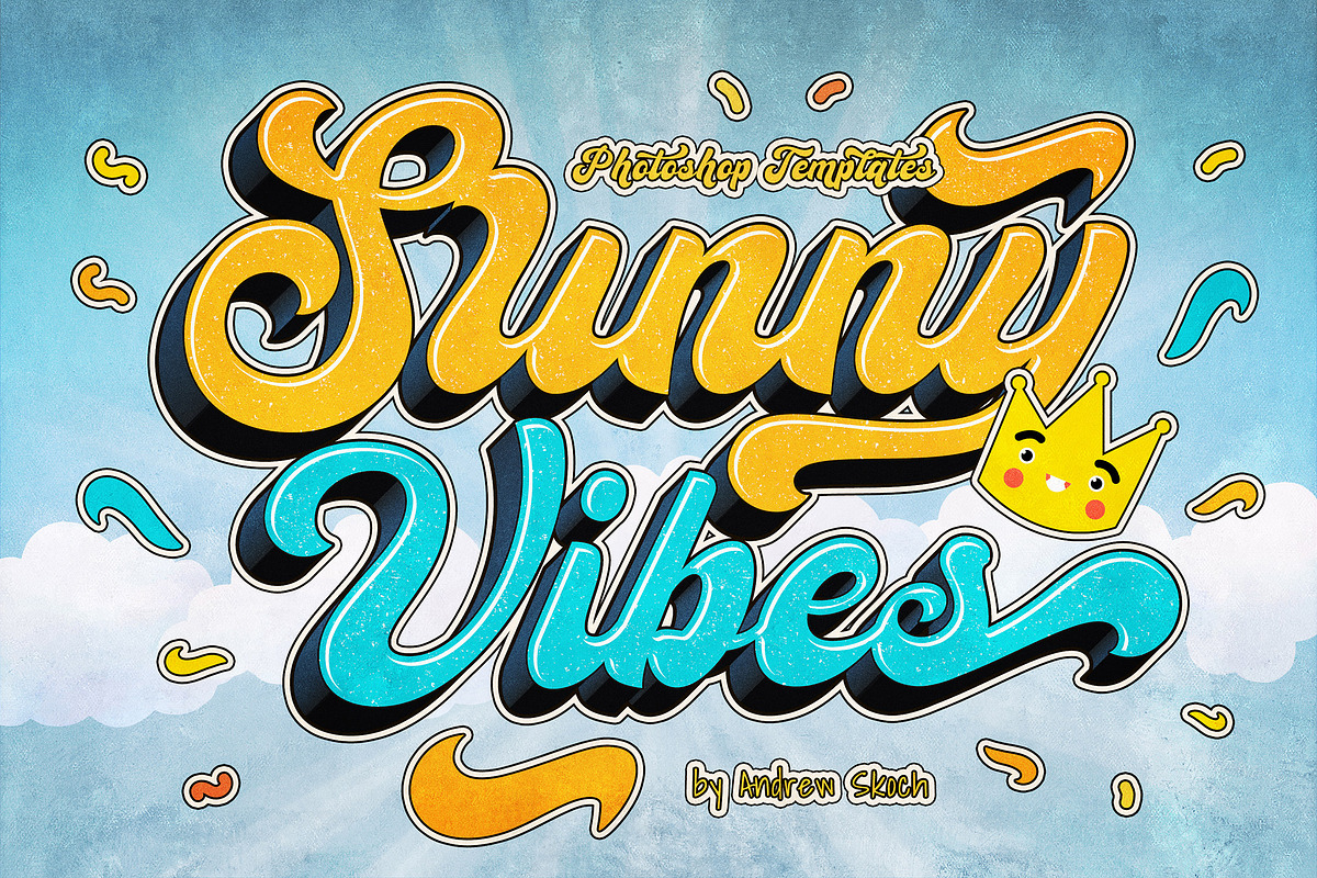 Funny Cartoon Text Effect, a Branding & Logo Template by Andrew Skoch Design (Photo 6 of 9)