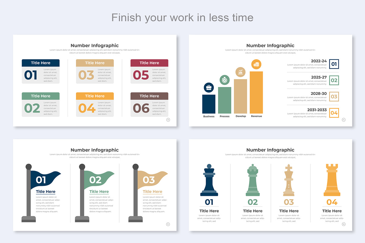 Number Infographic, a Presentation Template by Mighty-Slide (Photo 4 of 7)