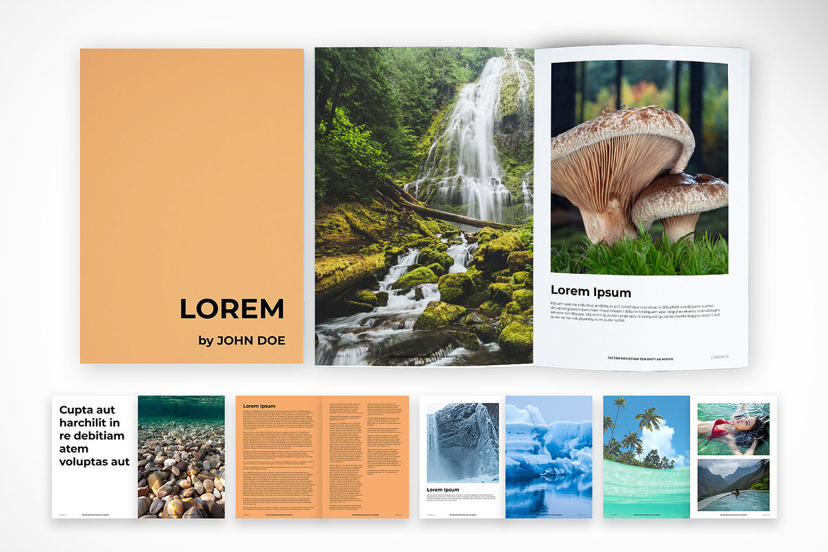 Visual Storytelling Template, a Print Template by McLittle Stock