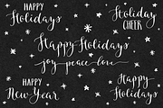 Holiday Calligraphy Overlays 1, an Illustration by Irina Vascovet (Thumbnail 5 of 5)
