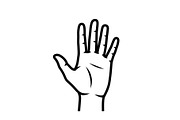 Hand Gesture Vector Icon Bundle, an Illustration by jahid234 (Thumbnail 28 of 52)